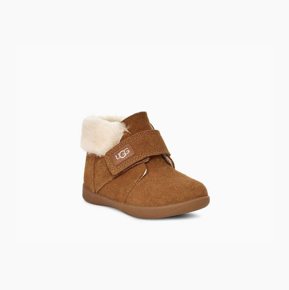 UGG Nolen Brown Boots for Toddlers (VEKA40852)